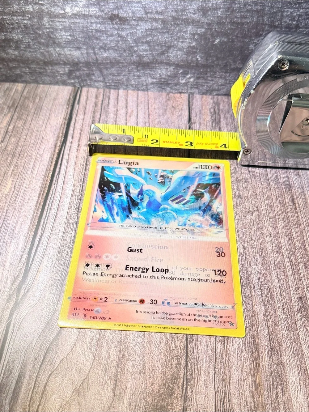 Ho-Oh and Lugia Pokemon Lenticular Card Sticker